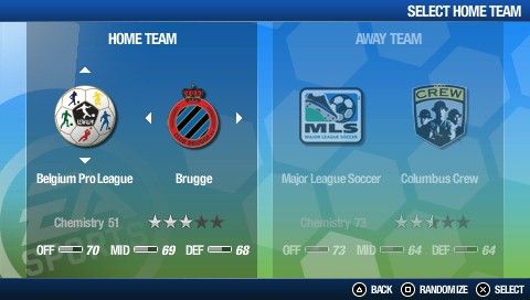 FIFA Soccer 09 screenshot 4 for PSP